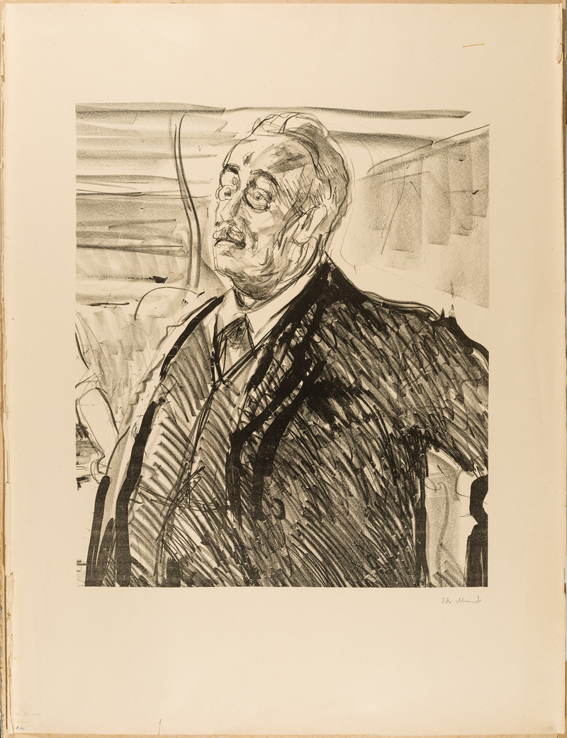 Munch, Edvard (1863-1944), Munch og direktør Ludvig Didrichsen (1916)