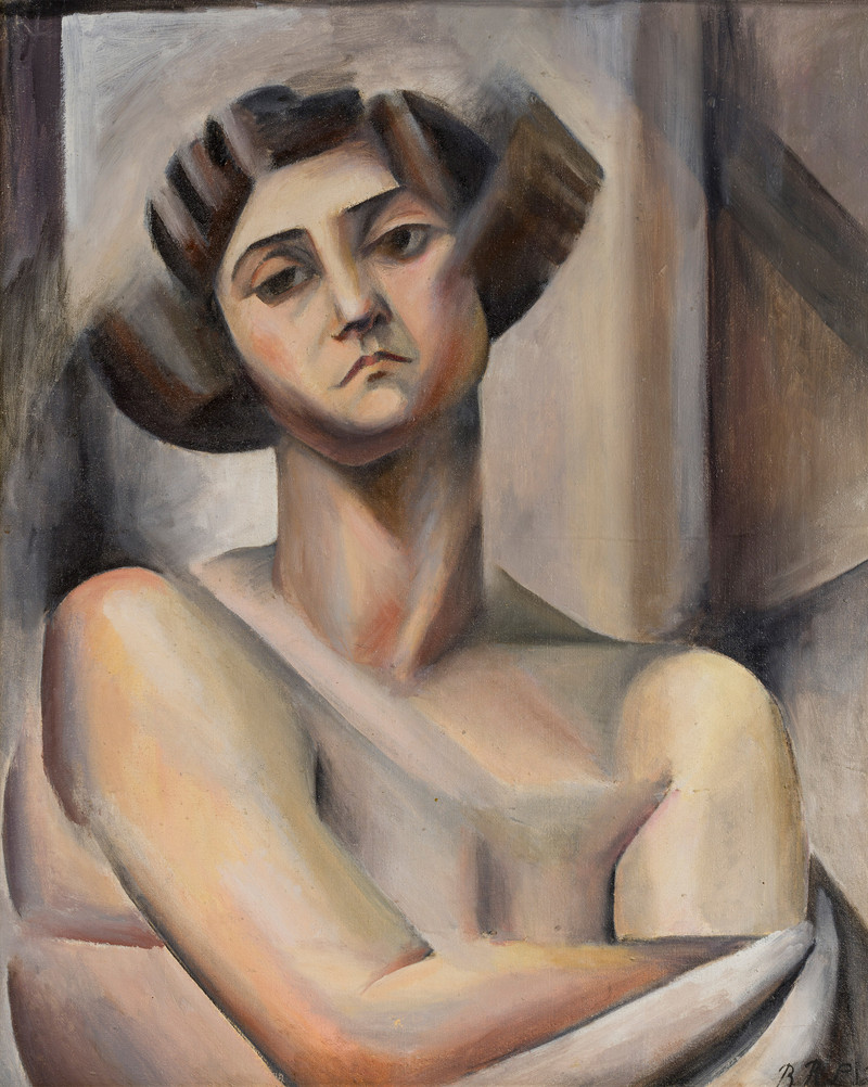 Lærum, Borghild Røed (1877-1959), Kvinneakt 1921