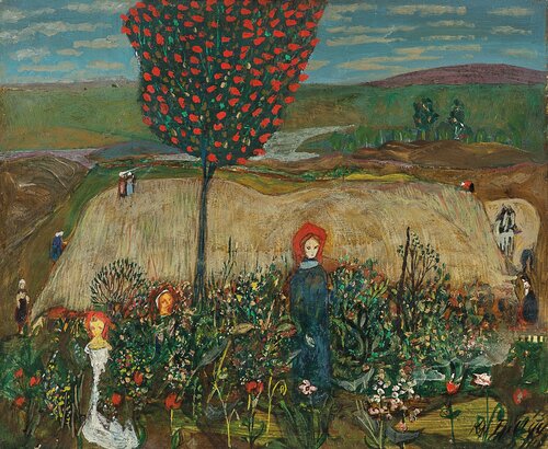 In the field of flowers 1944
