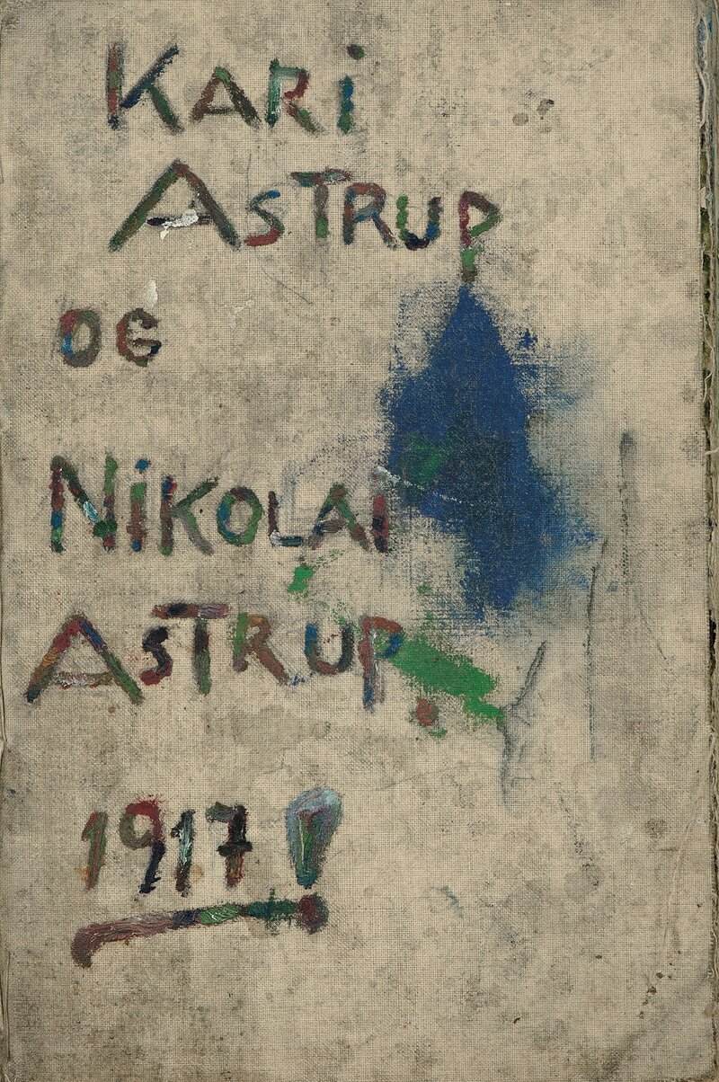Tegnebok for Kari Astrup og Nikolai Astrup 1917