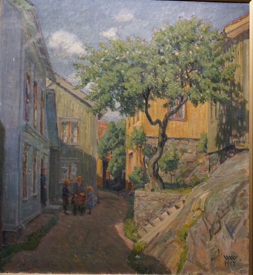 Small Town Street, Kragerø 1917