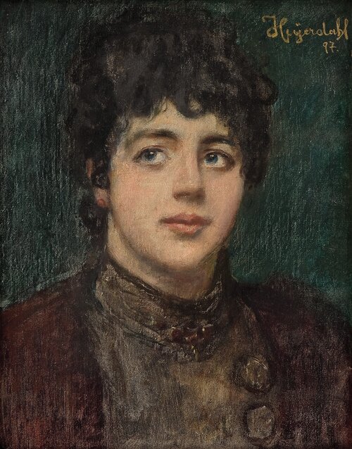 Kvinneportrett 1897