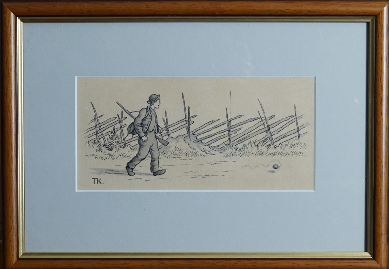 Kittelsen, Theodor (1857-1914), Fra Guldslottet som hang i luften