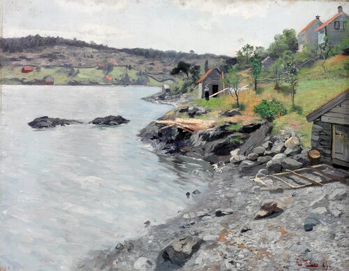 Norsk kystlandskap 1889