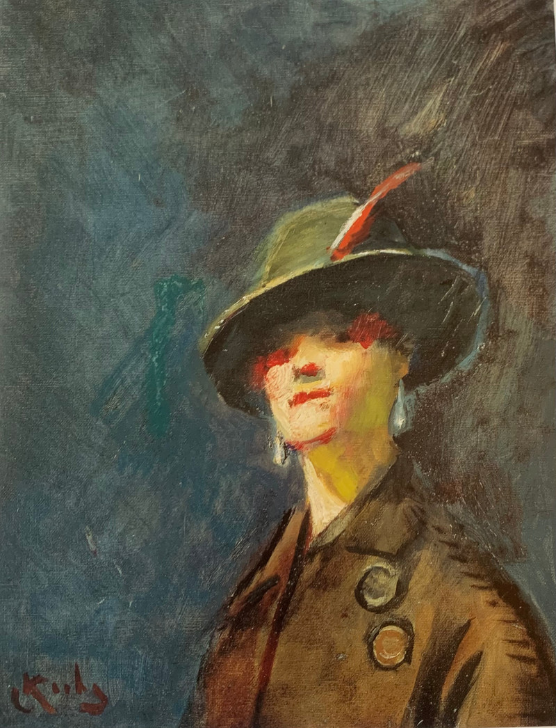 Kvinne med hatt
