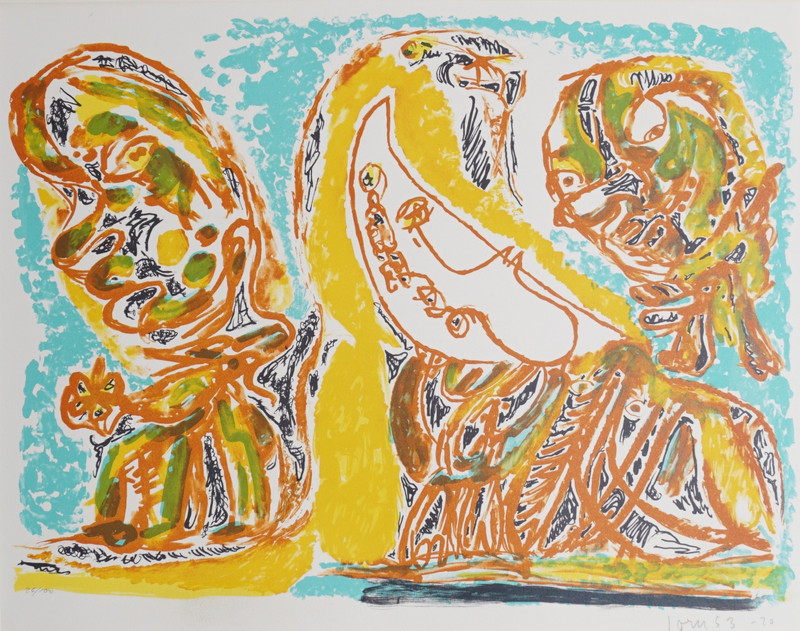 Jorn, Asger (1914-1973), Figurkomposisjon