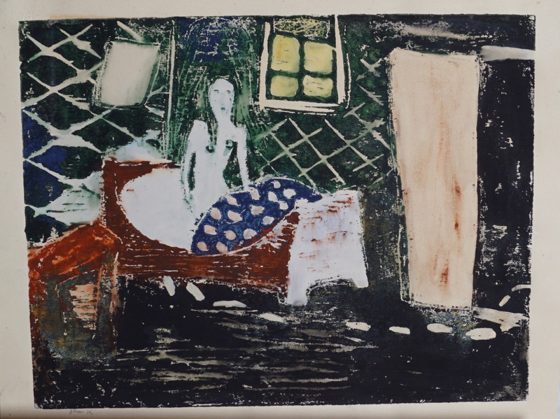 Rian, Johs. (1891-1981), Kvinne i seng