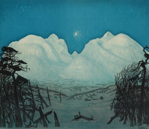 Winter Night in the Mountains of Rondane 1917