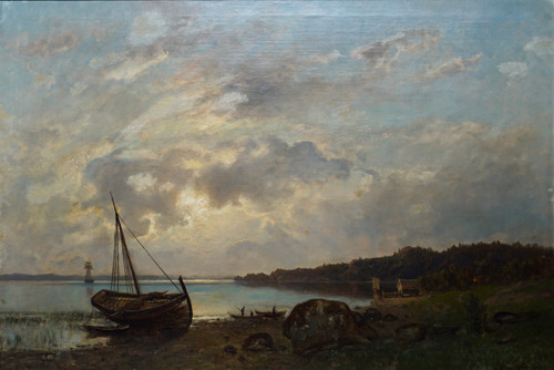 Müller, Morten (1828-1911), Kystlandskap
