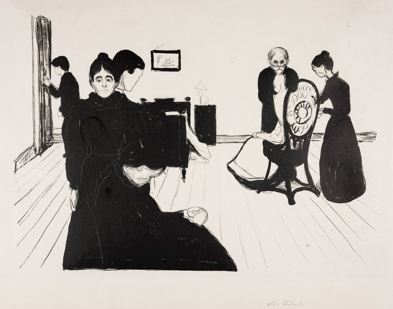 Døden i sykeværelset (1896)