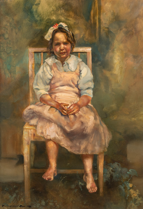 Young Girl on Chair 1992