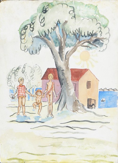 Krohg, Per, Sommer i Bjelkeviken