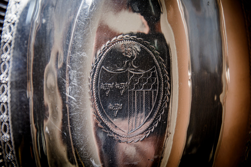 Georg III brødkurv i sølv med hank, Tidlig 1800-tallet