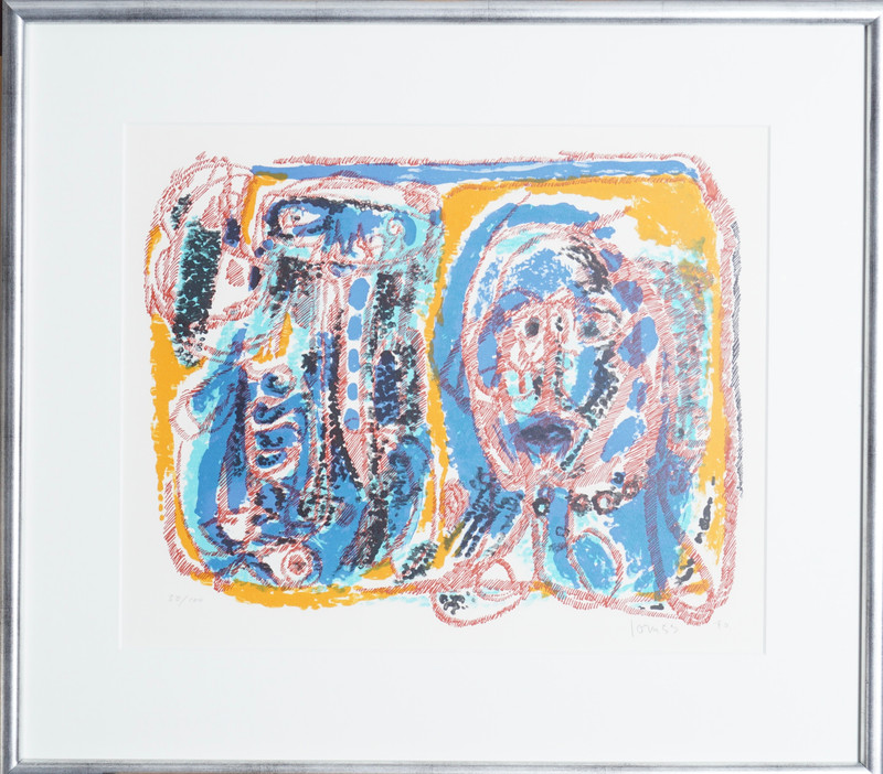 Jorn, Asger (1914-1973), Silkeborg-suiten (7 trykk) 1953-1970