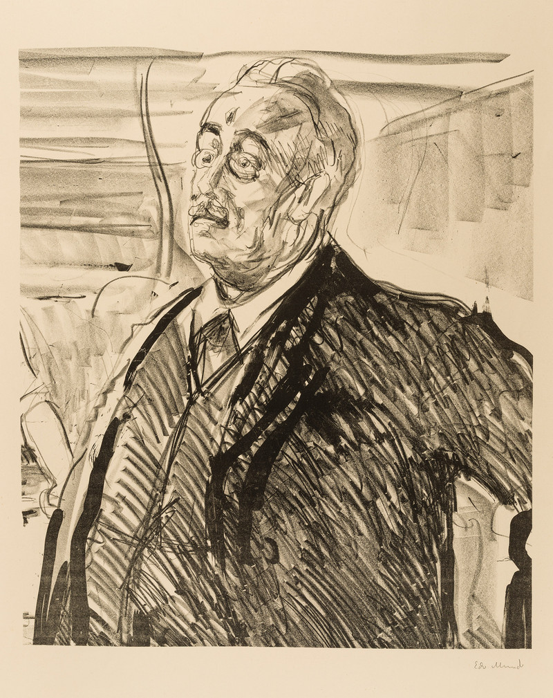 Munch, Edvard (1863-1944), Munch og direktør Ludvig Didrichsen (1916)