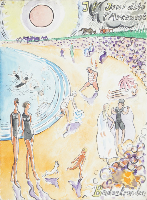Krohg, Per, Jour d'eté - Badestranden