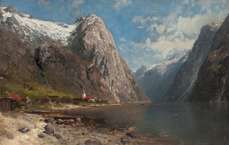 Fra Nærøfjord 1879