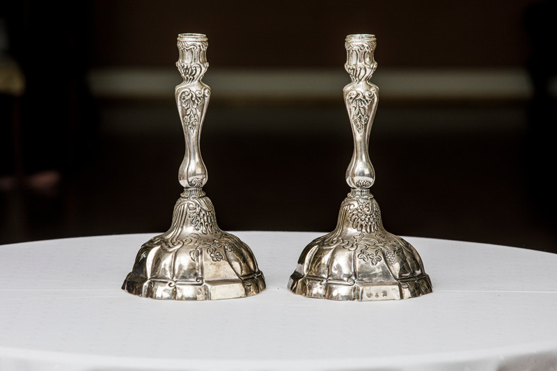 Et par Rokokko lysestaker