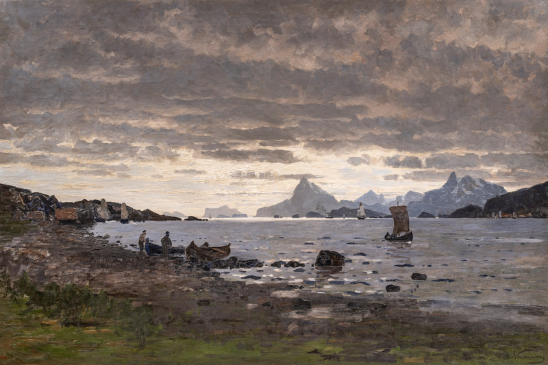 Normann, Adelsteen (1848-1918), Kystlandskap
