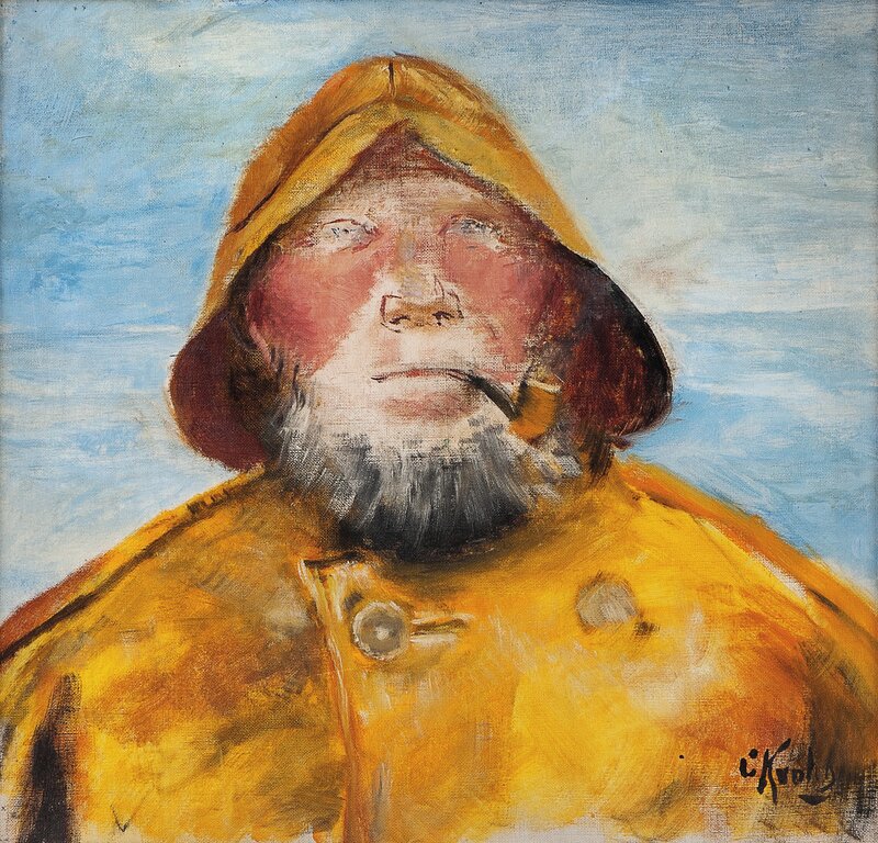 Fisherman with Pipe