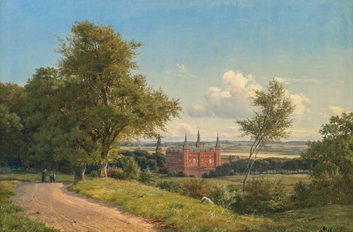 Fredriksberg slott, Danmark 1855