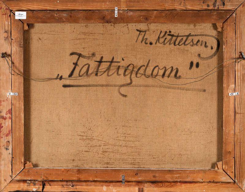 Kittelsen, Theodor (1857-1914), Fattigdom 1898