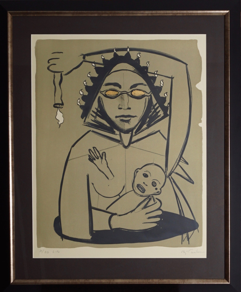 Carlsen, Bjørn (1945-), Mother and Child